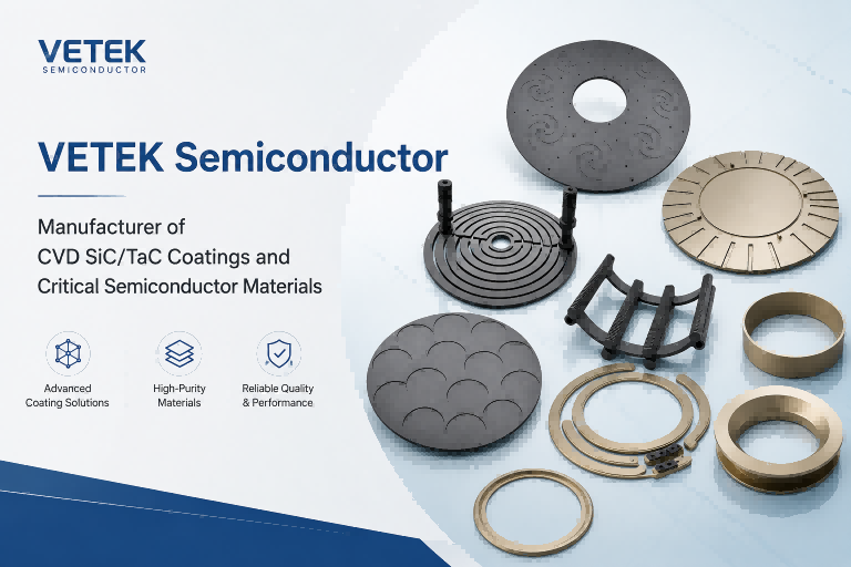 VETEK Semiconductor | Tillverkare av CVD SiC/TaC-beläggningar, fast SiC och kritiska halvledarmaterial