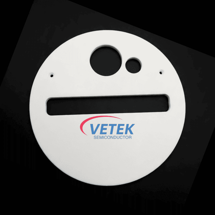 Hög renhet ogenomskinlig kvartssköld och slutare för MOCVD